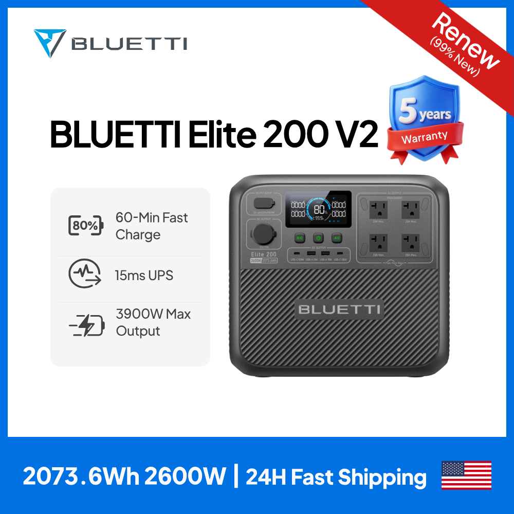 【Rinnovato】BLUETTI Elite 200 V - Solar Emergency Charger recensione e prezzo
